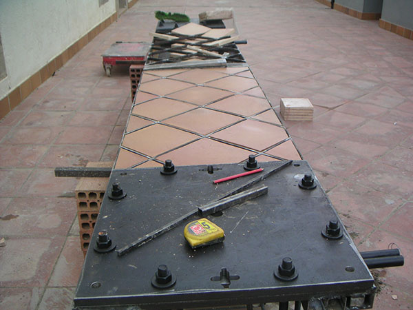 Puerta, berja grande